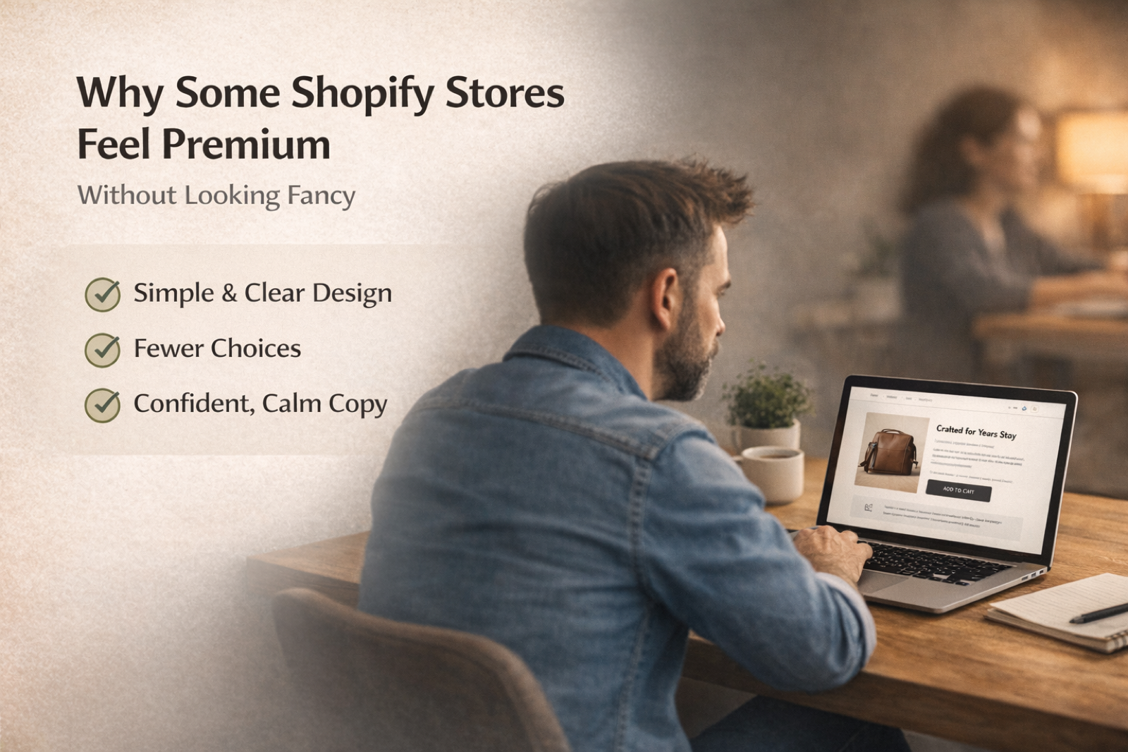 Premium without fancy design