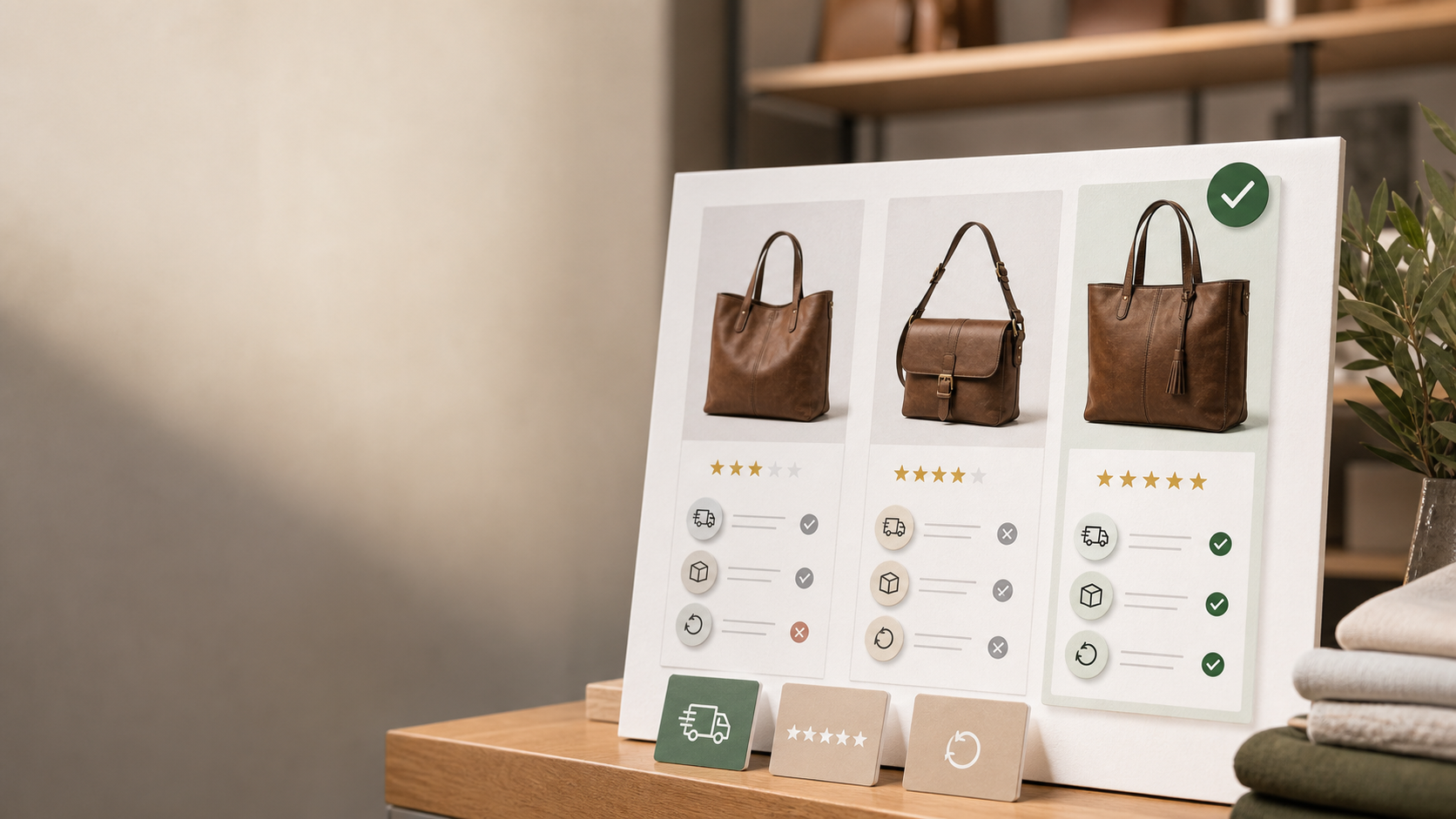 AI shopping agent evaluating a Shopify store