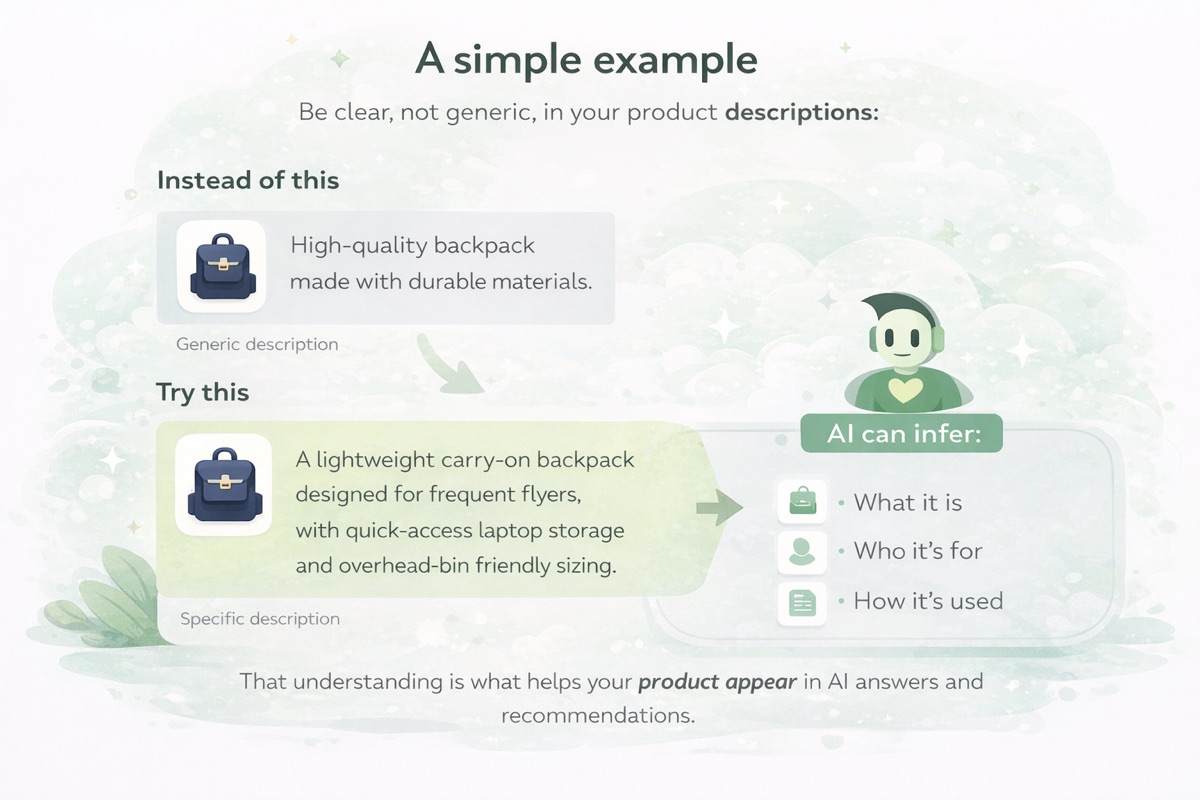 AI-ready schema example