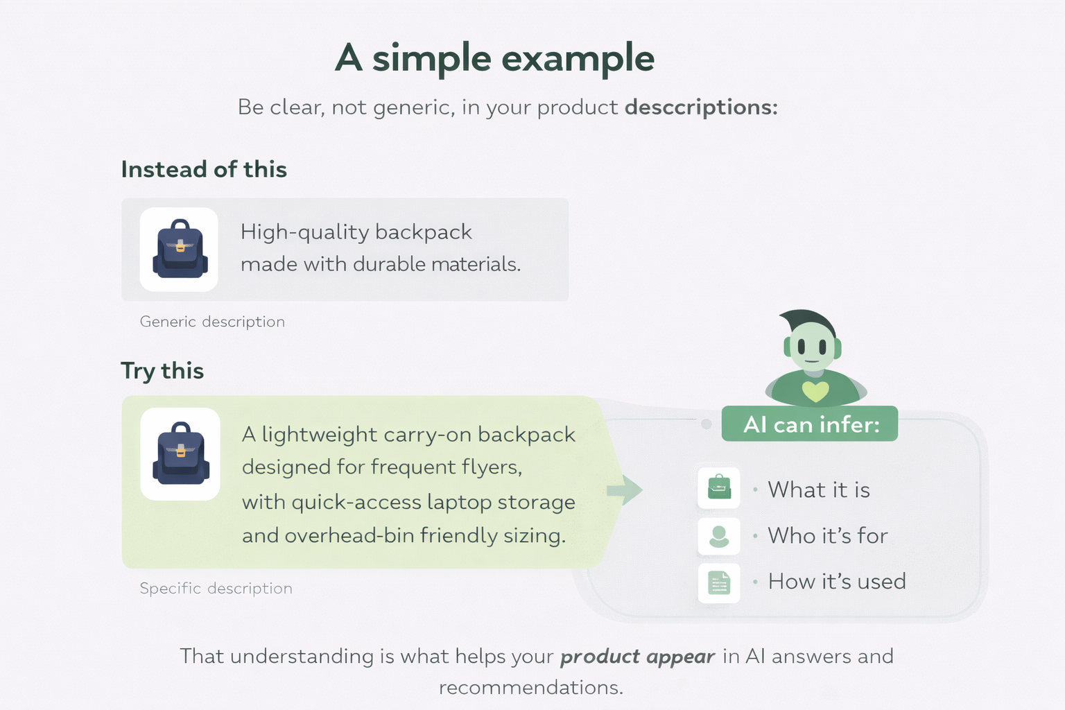 AI-ready schema example